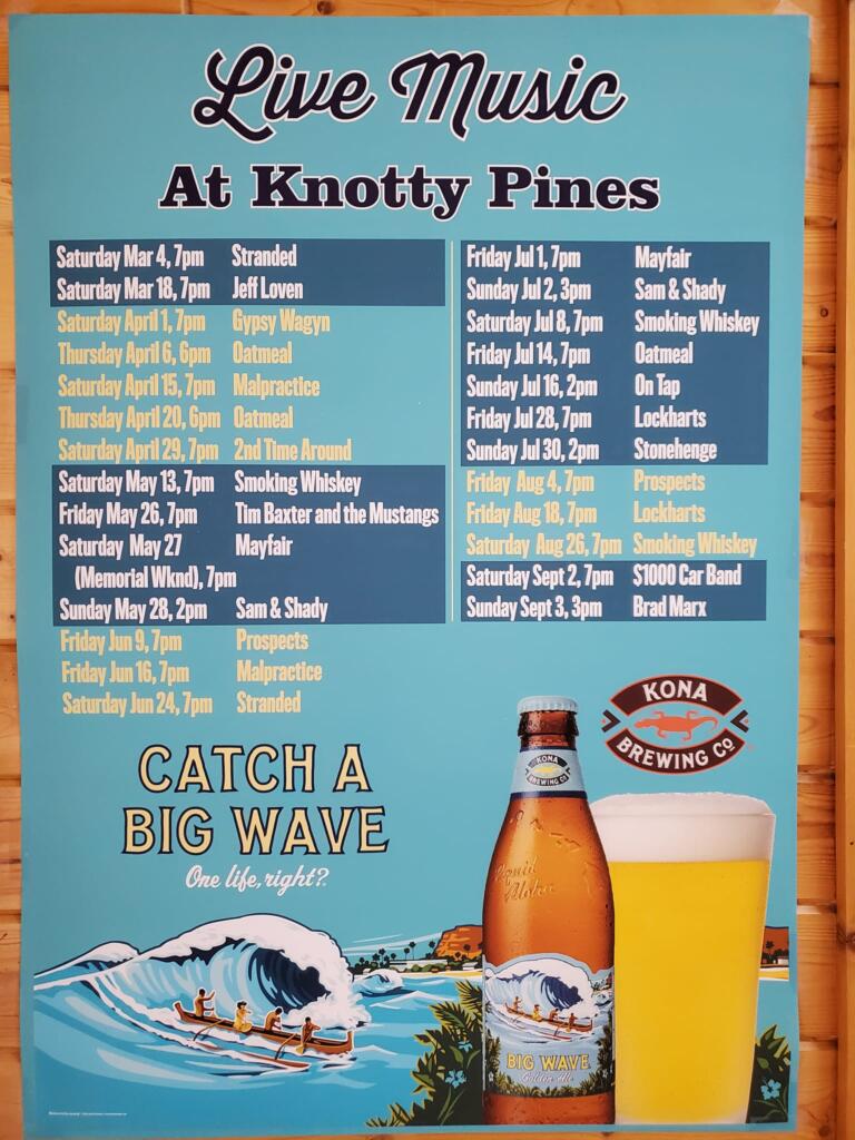 Live Music Knotty Pines on Clam Lake County, Wisconsin