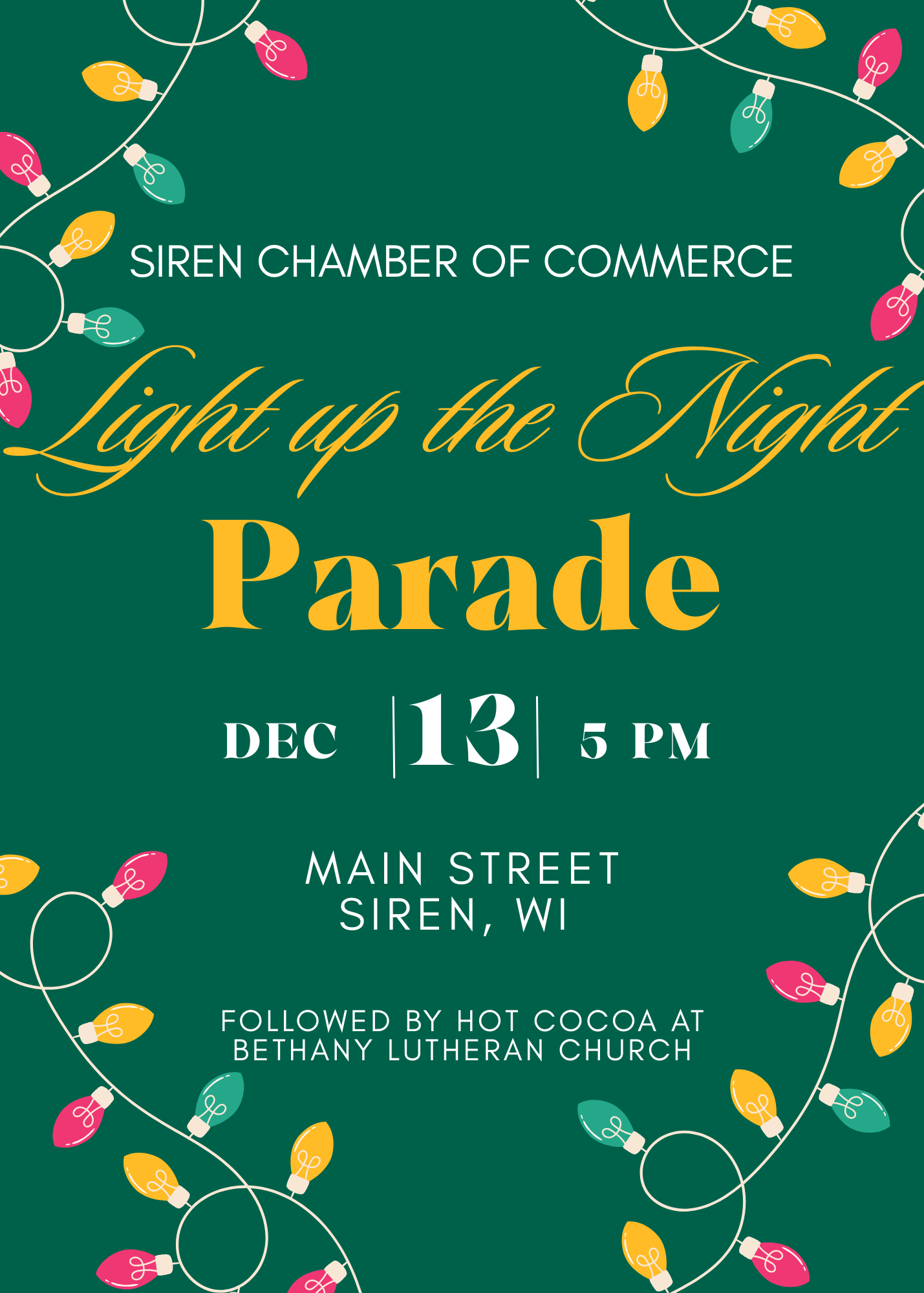 Light Up the Night Parade 2025